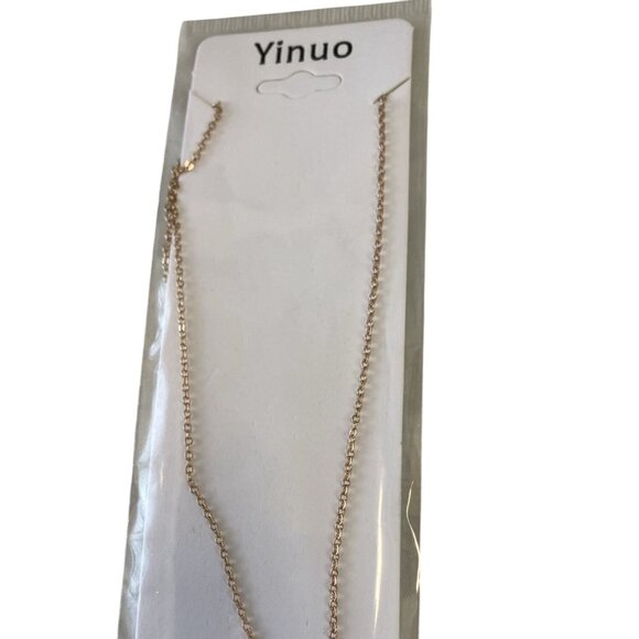 Inlaid Crystals Love Lock White Necklace Titanium Steel & Artificial Diamond - Picture 3 of 5